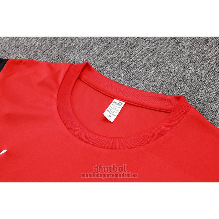 Chandal del AC Milan Manga Corta 2023-2024 Rojo